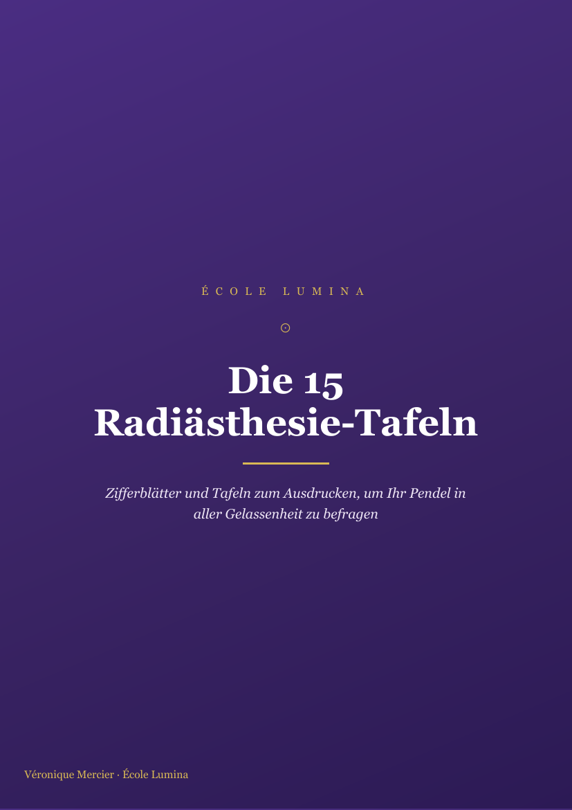 Die 15 Radiästhesie-Tafeln (druckbares PDF-Paket)